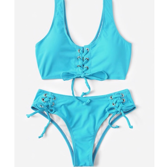 SALE! Lace It Up Bikini - Picture 5 of 5